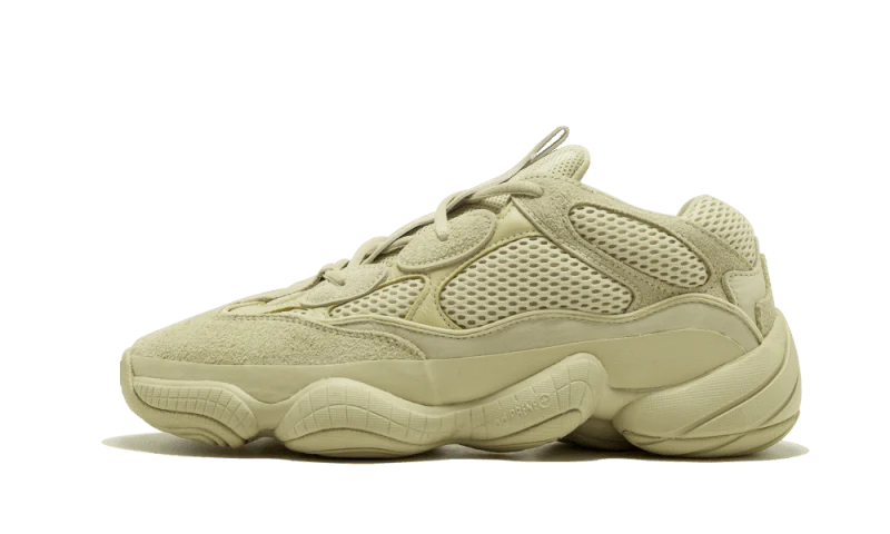 Adidas Yeezy 500 Desert Rat Super Moon Yellow biały-żółty - widok główny z boku | Saturaise.com