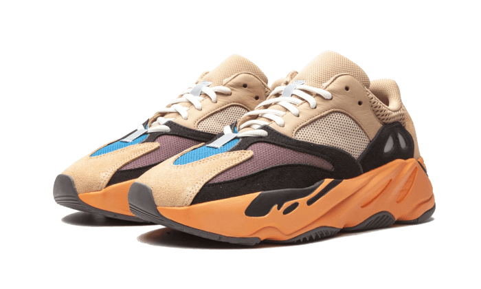 Kup oryginalne Yeezy 700 Enflame Amber - widok z drugiego boku - Sneakersy