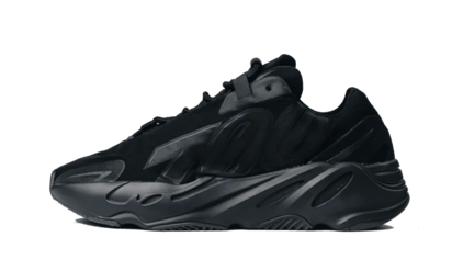 Adidas Yeezy 700 MNVN Triple Black czarny-biały - widok główny z boku | Saturaise.com