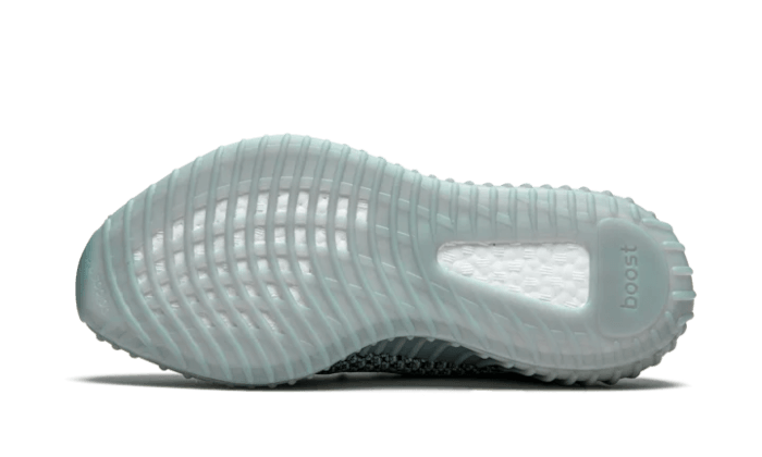 100% Oryginalne Yeezy Boost 350 V2 Ash Blue - widok z tyłu - 925.00 PLN