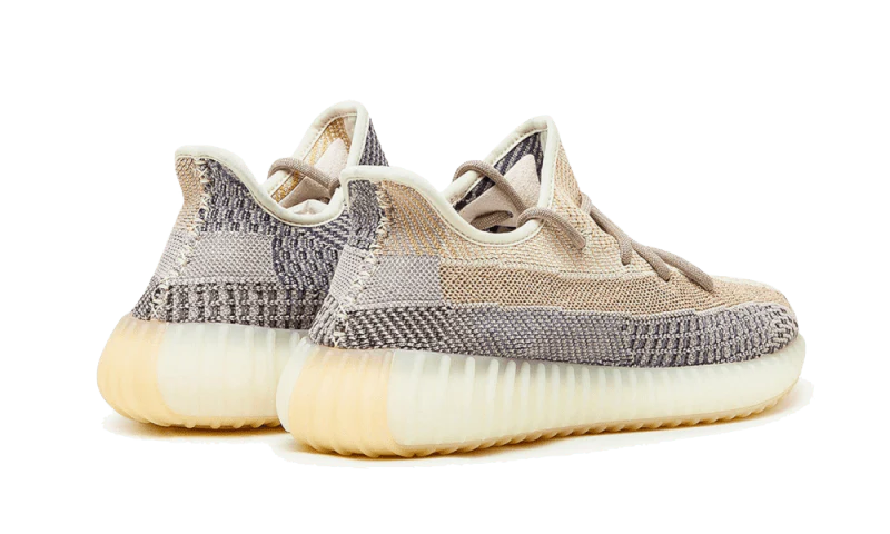 Buty Adidas Yeezy Boost 350 V2 Ash Pearl - widok z przodu - Rozmiary EU