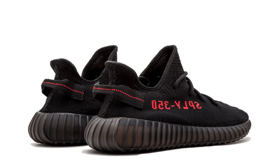 Yeezy Boost 350 V2 Black Red - zdjęcie 3