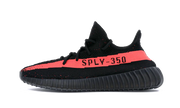 Adidas Yeezy Boost 350 V2 Core Black Red czarny-biały - widok główny z boku | Saturaise.com