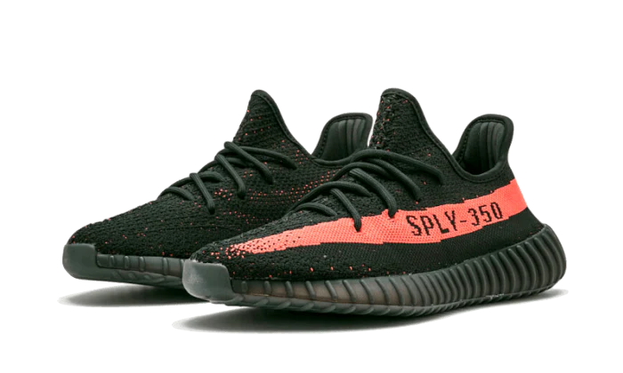 Kup oryginalne Yeezy Boost 350 V2 Core Black Red - widok z drugiego boku - Sneakersy