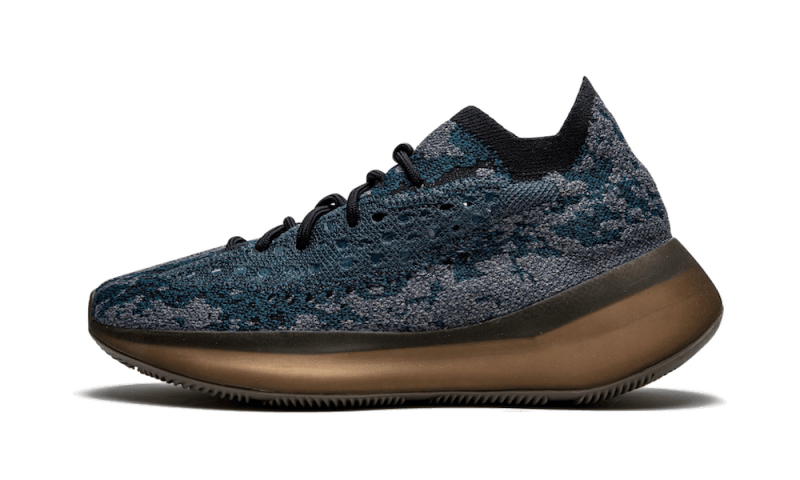Yeezy Yeezy Boost 380 Covellite czarny-niebieski - widok główny z boku | Saturaise.com