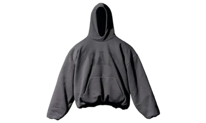 Adidas Yeezy Gap Engineered by Balenciaga Dove Hoodie Black czarny-biały - widok główny z boku | Saturaise.com
