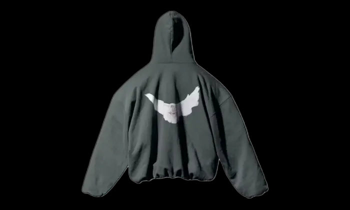 Kup oryginalne Yeezy Gap Engineered by Balenciaga Dove Hoodie Dark Green - widok z drugiego boku - Sneakersy