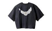 Adidas Yeezy Gap No Seam Tee Donda 2 Washed Black czarny - widok główny z boku | Saturaise.com