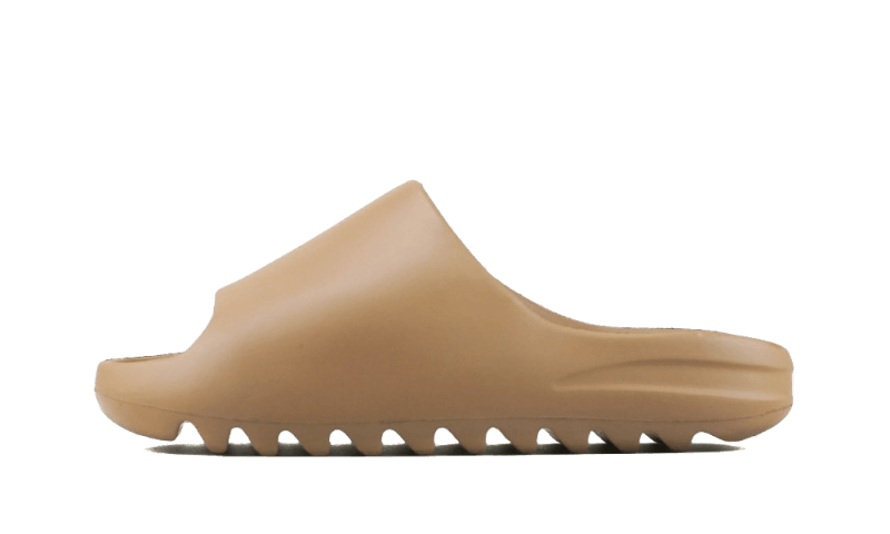 Yeezy Yeezy Slide Earth Brown brązowy - widok główny z boku | Saturaise.com