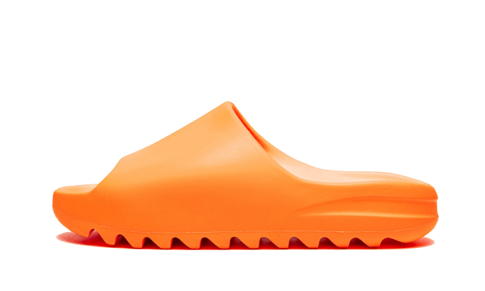 Yeezy Yeezy Slide Enflame Orange pomarańczowy - widok główny z boku | Saturaise.com