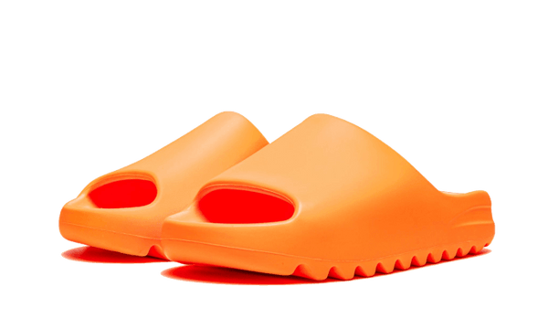 Yeezy Slide Enflame Orange - Kup oryginalne Yeezy Slide Enflame Orange - widok z drugiego boku - Sneakersy