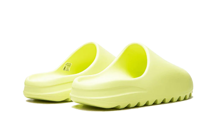 Buty Adidas Yeezy Slide Glow Green - widok z przodu - Rozmiary EU