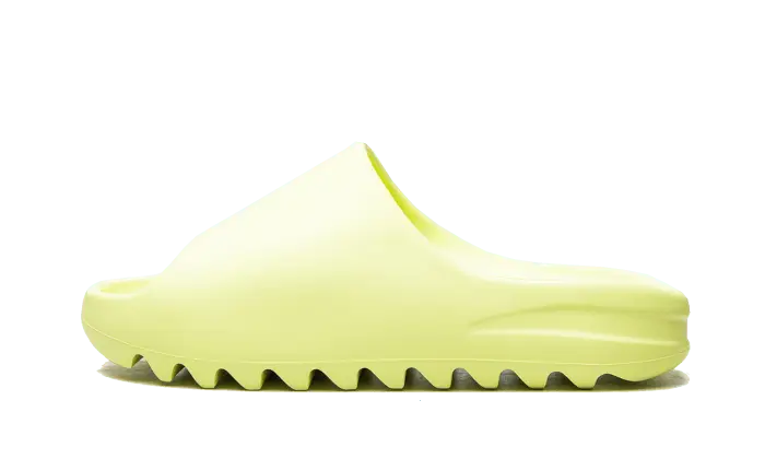 Yeezy Yeezy Slide Glow Green (Restock Pair 2022) zielony - widok główny z boku | Saturaise.com
