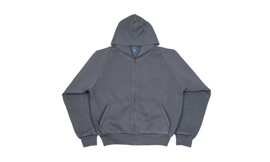Adidas Yeezy x Gap Zip Up Exclusive Hoodie Dark Grey szary - widok główny z boku | Saturaise.com