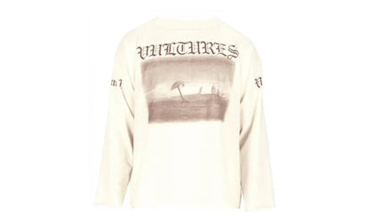 Yeezy YZY Vultures Long T White biały - widok główny z boku | Saturaise.com
