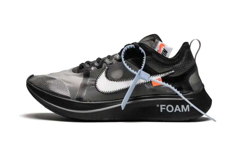 Louis Vuitton Zoom Fly Off-White Black Silver - widok główny z boku - Streetwear