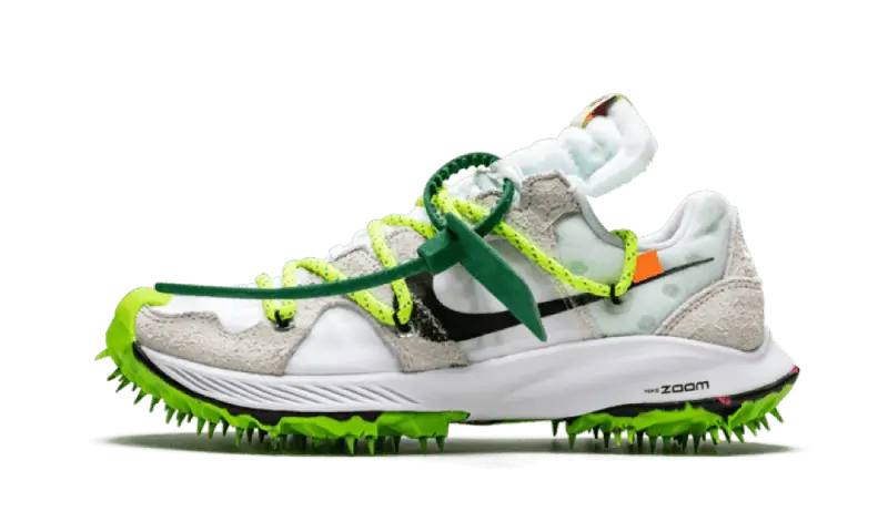 Off White Zoom Terra Kiger 5 Off-White White - widok główny z boku - Streetwear